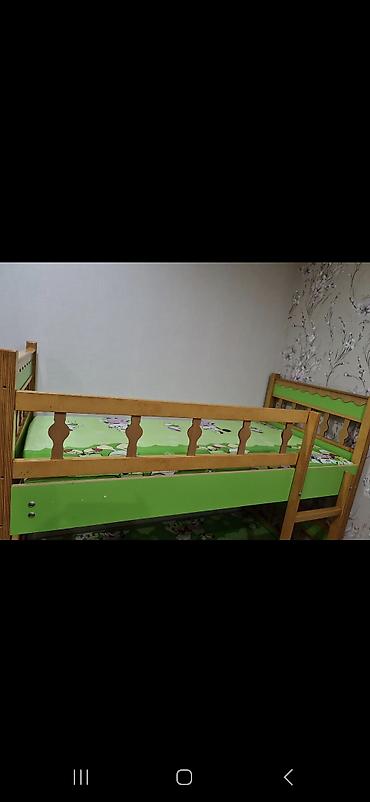 Ev üçün mebel: İşlənmiş, İkinəfərlik çarpayı, Bazasız, Matras ilə, Siyirməli, Türkiyə — 3