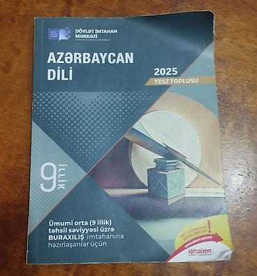 nərd kitabı: Məhsul: “Azərbaycan dili – 2025 Test Toplusu” Nəşriyyat: Dövlət — 1