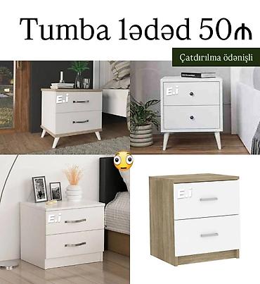 kredit mebeller: Tumba – 2 çəkməcəli, kompakt dizayn • Modellər: Şəkildə göstərilən — 1