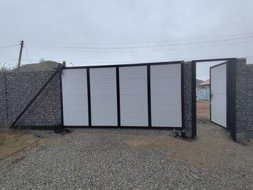 Откатные ворота: ВОРОТА | ДАРБАЗА Все виды автоматических ворот! Откатные ворота — 10