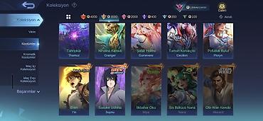 kreditle saat: Mobile Legends: Bang Bang hesabı – geniş nadir kostum və yüksək güc — 3
