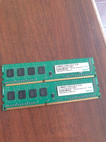 notebook ram qiymetleri: Operativ yaddaş (RAM) Apacer, 4 GB, > 4000 Mhz, DDR2, PC üçün, İşlənmiş