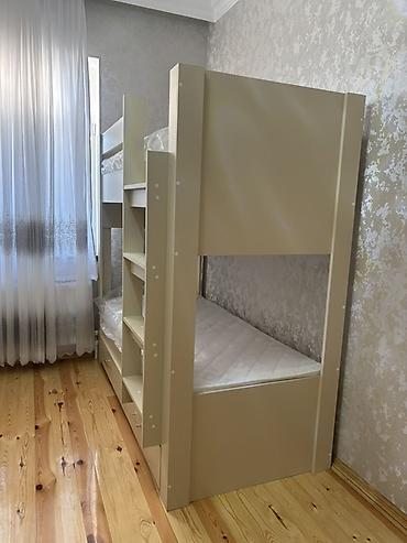 Детская мебель: Для девочки и мальчика, Новый, Кровать, С матрасом, С выдвижными ящиками, Дерево — 1