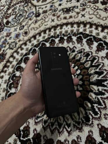 телефон а 7: Samsung Galaxy A6, Б/у, 64 ГБ, цвет - Черный, 2 SIM