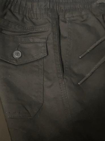 pant: 9yaş yeni karqo cibli pambıq şalvar slim fit model rəngi tünd qaradır — 6