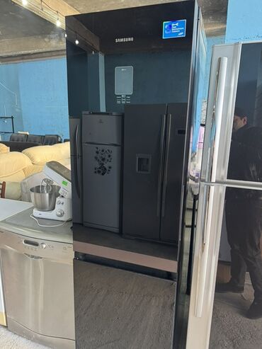 Soyuducular: 2 qapılı Samsung Soyuducu Satılır, rəng - Qara, Dispenserli — 4