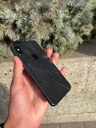 apple watch series 7 копия: IPhone Xs Max, 256 ГБ, Черный, Чехол, 80 %