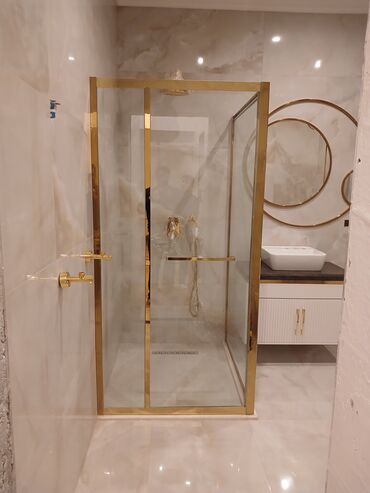 Duş kabinaları, arakəsmələr: Yeni Arakəsmə, Künc üçün, Ödənişli çatdırılma — 21