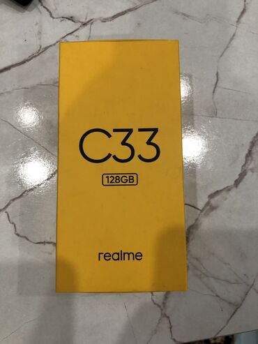 телефон флай: Realme C33, Колдонулган, 4 ГБ, 2 SIM