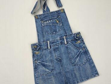 sukienki letnie z dekoltem w serek: Dungarees 8 years, 122-128 cm, condition - Good