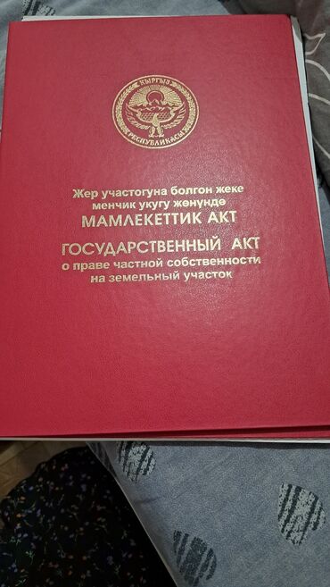 карабалта жер: 5 соток, Курулуш, Кызыл китеп, Техпаспорт