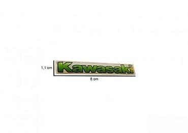 varadero ada: Kawasaki zeleni - stiker - 966 📌 opis: samolepljivi stiker izradjen — 1