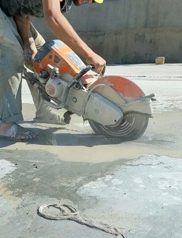 Beton işləri: Beton kesimi beton kesen beton deşimi səsiz tozsuz səliqəli Beton