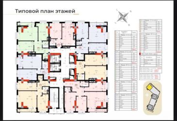 Продажа квартир: 2 комнаты, 77 м², Элитка, 11 этаж, ПСО (под самоотделку) — 10