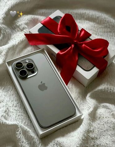 iphone pro: IPhone 15 Pro Max, Новый, 512 ГБ, Deep Purple, Кабель, Чехол, 100 %