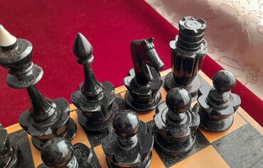 шахматы ручной работы: Шахматы ДЕРЕВО. Доска 37 см. ИЗЯЩНЫЕ!!