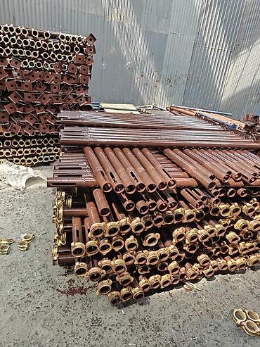 Строительные леса, стойки: Стойки телескопические 
дрек 
подпорка 
домкрат 
монолит — 17