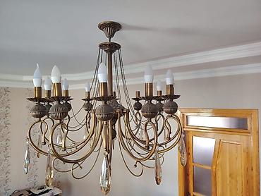 lyüstr: Çılçıraq, 10 və daha çox lampa, Metal — 3