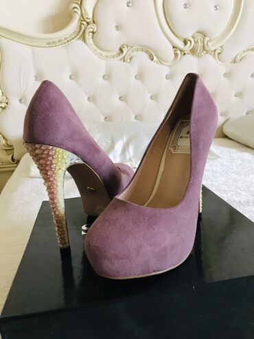 39 размер туфли: Туфли Размер: 39, цвет - Фиолетовый