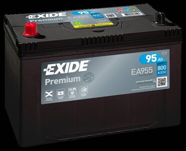 Akkumulyatorlar: Exide, 95 ah, Orijinal, Fransa, Yeni