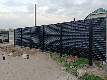 Бетонный еврозабор, Декоративный, Новый, Оптом, В розницу at lalafo.kg Бетонный еврозабор, Декоративный, Новый, Оптом, В розницу