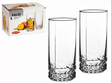 стаканы пластик: Valse набор из 6-ти стаканов выс.293 сс/10 oz 42942 V. Идеально