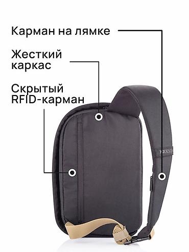 ice berlin: Городской рюкзак слинг XD Design Bobby Sling покупал в официальном — 2