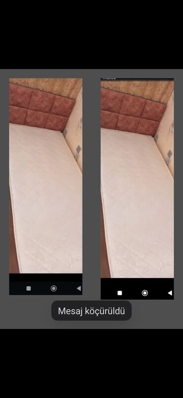 Кровати: Б/у, Односпальная кровать, С матрасом