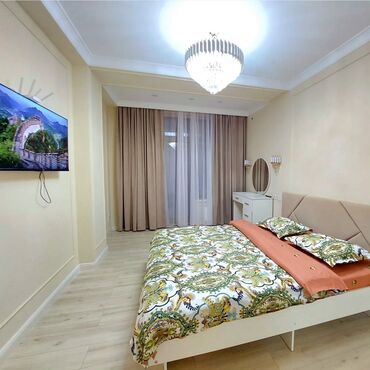 купить квартиру в строящемся доме: 1 бөлмө, Душ кабинасы, Жаздык, жууркан-төшөк каптары, Кондиционер