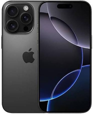IPhone 16 Pro, Б/у, 256 ГБ, Black Titanium, Коробка, 89 % — 2