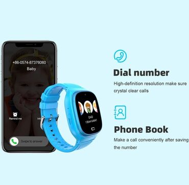 Ručni satovi: Vodootporni Dečiji Smart Watch T45 - Mobilni Tel, SOS, LBS Boje — 6