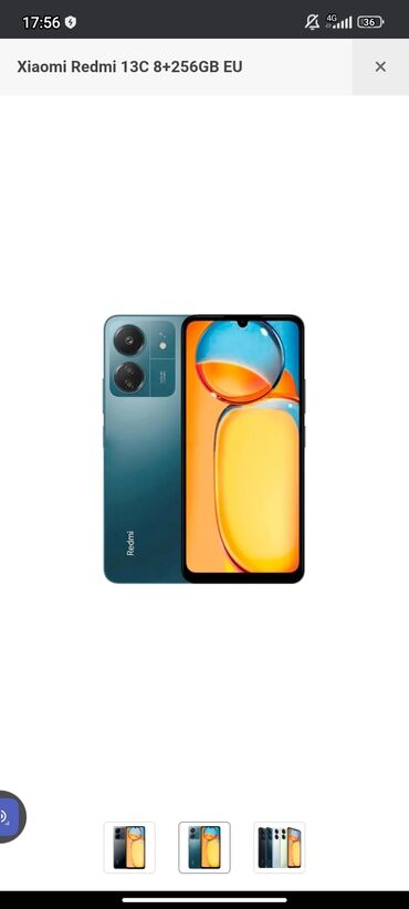 mi 10 ultra купить: Redmi, Redmi 13C, 256 ГБ, түсү - Жашыл
