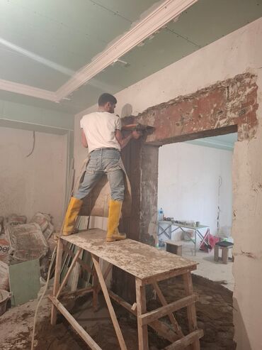 Beton işləri: Beton kəsmə xidməti - Armaturlu beton, daş, asfalt və kərpic sədlərin — 3