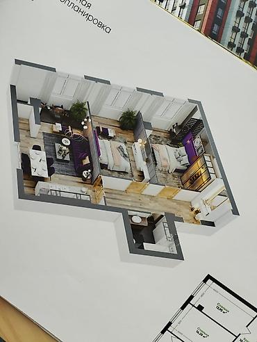 артвин эсентай: 3 комнаты, 71 м², Элитка, 8 этаж, ПСО (под самоотделку) — 1