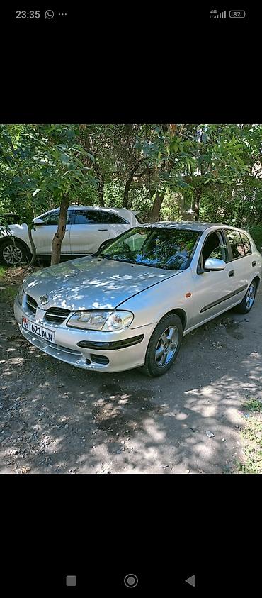 электр авто: Nissan Almera: 2002 г., 1.5 л, Кол менен иштөөчү, Бензин, Хетчбек — 1