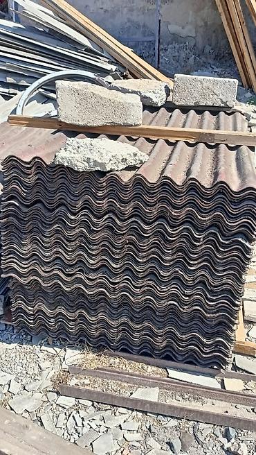 Dalğalı şifer vərəqləri - Material: dalğalı şifer (küləş/liyfer tipli — 1