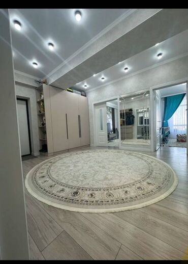 1 комнатная квартира без мебели: 3 комнаты, 85 м², Элитка, 6 этаж, Евроремонт