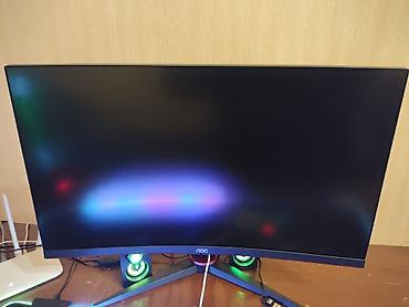 ipad 4 qiymeti: AOC oyun monitoru – əyri ekranlı model 240 hz 0.5 ms 27 inch curved — 1