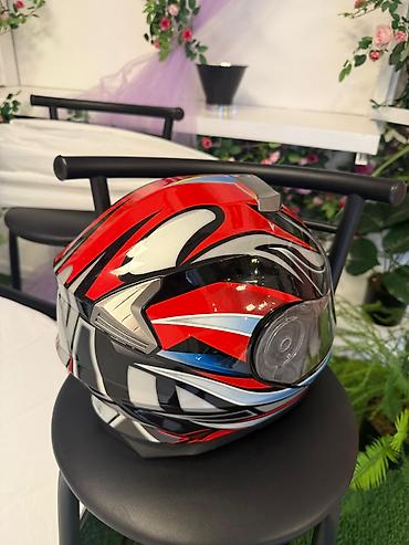 full bike: GXT tam üzlü motosiklet dəbilqəsi - Növ: full-face (tam örtülü) — 4
