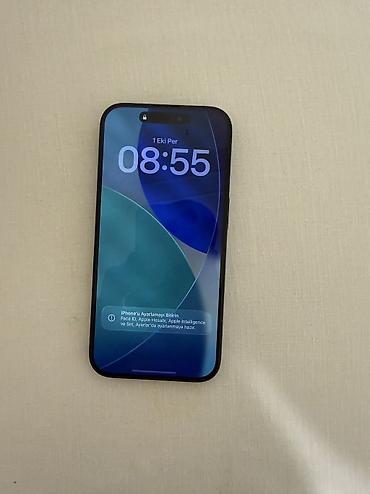 iphone 15 pro max satis: IPhone 15 Pro, 256 GB, Black Titanium, Zəmanət — 8