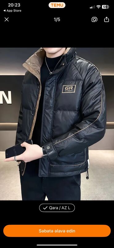 белые зимние мужские куртки: Salam temudan zakaz etdim boyukdur mene tezedir razmeri L dir