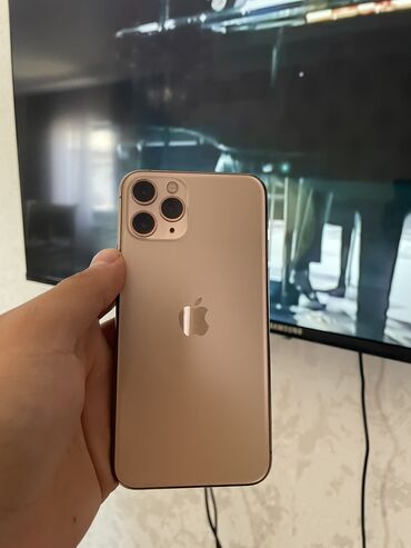 12 про макс цена бишкек бу: IPhone 11 Pro, Б/у, 64 ГБ, Matte Gold, Защитное стекло, Чехол, Кабель, 80 %