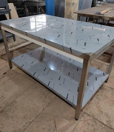 Paslanmaz nerj masalar depodan Satiş 90 * 60*85. 150azn 120*60*85 — 1