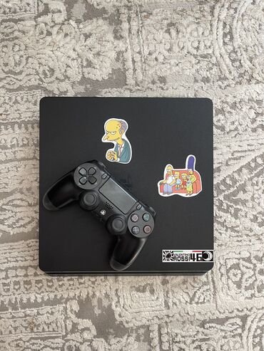 PS4 (Sony PlayStation 4): Ps4 slim 500gb 3 ревизия ПО 12.50 работает все отлично комплект все