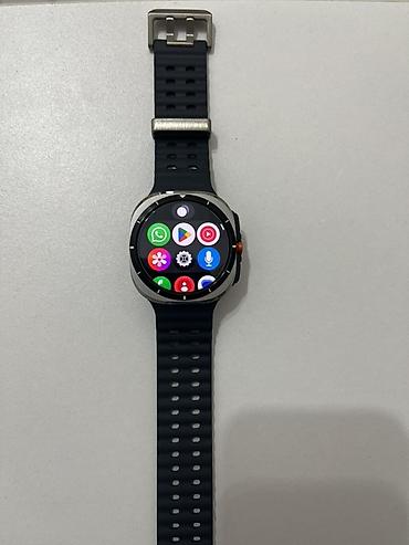 galaxy watch: Samsung Galaxy Watch Ultra Titanium Grey satılır. Təptəzədir — 3
