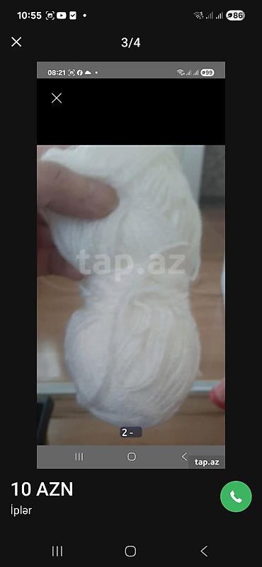 özcan zeynep örme: Məhsul: İplər - Rənglər: qırmızı (konus/kartonda bobin), ağ, krem-ağ — 2