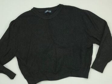 czarny golf zara: Sweter, Zara, XL, stan - Dobry