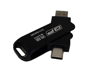 флешкарты: Флешки USB 3.0 с дополнительной функцией OTG Type-C (можно подключать — 3