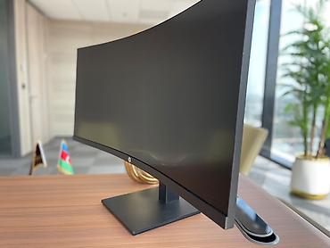 Мониторы: HP M34d WQHD Curved 34-inch Monitor. 1200 manata alınıp işlədilmədiyi — 2
