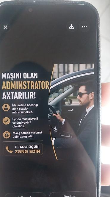model isi axtariram: Administrator tələb olunur — 1